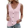New Female Sexy Casual Solid Color U-neck  Vest