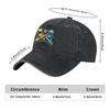 1pc Unisex 1960s Billiard Pool Cues Design Cotton Baseball Cap, 100% Cotton, Adjustable Curved Brim, Hand Wash, Sun Protection,