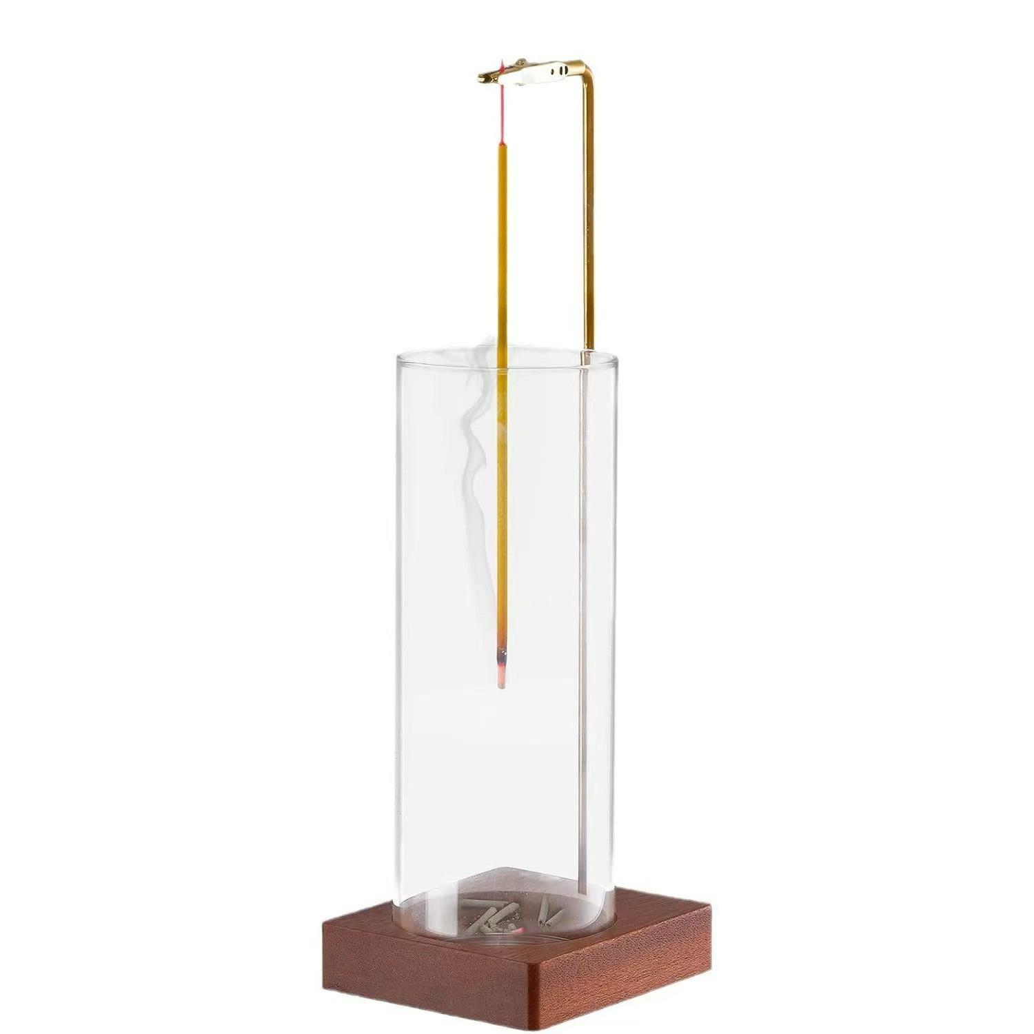 

Incense Holder Incense Holder For Sticks Removable Glass Ash Catcher Mess-Free Incense Burner Meditation,Yoga Spa