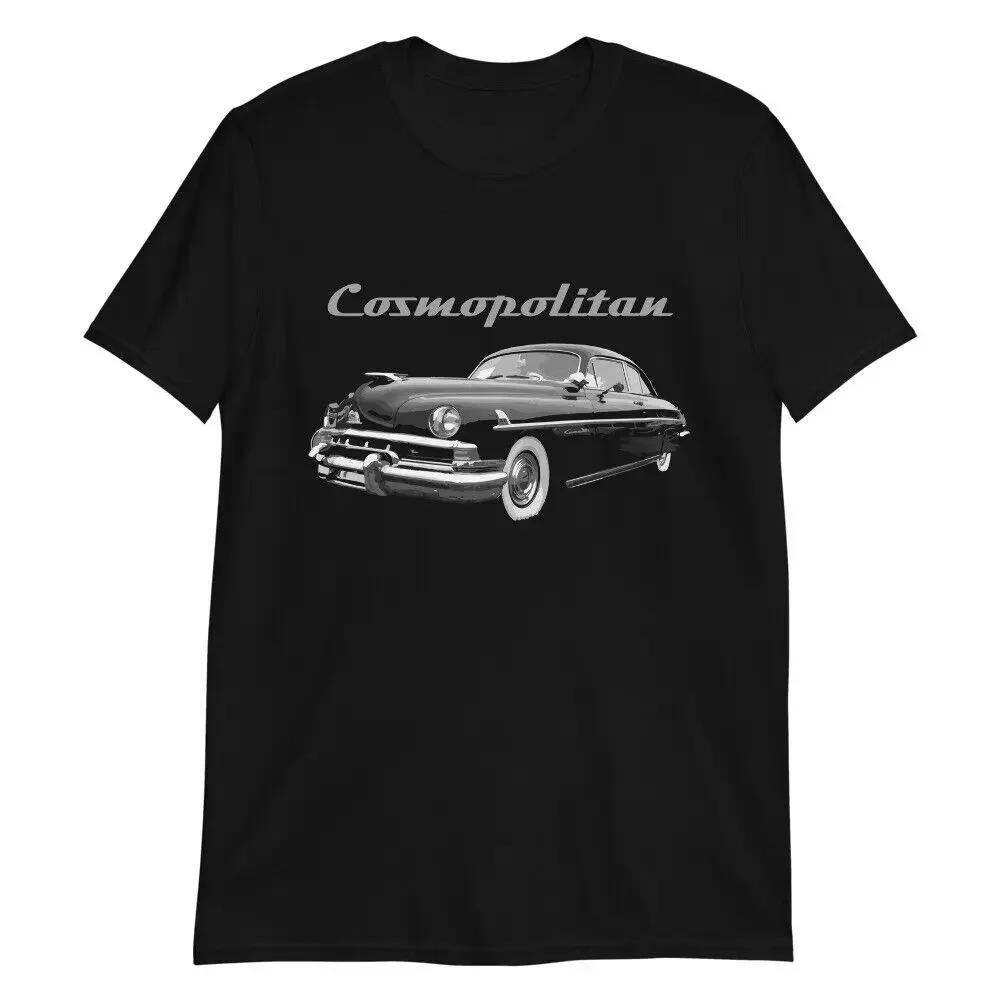 1951 Cosmopolitan 2-дверное спортивное купе Антикварный автомобиль Футболка 100% хлопок Круглый вырез Летняя с коротким рукавом Повседневная мужская футболка Размер S-3XL 3XL