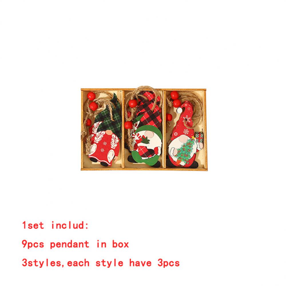 Dekoracje Świąteczne Ręcznie Robiony Design Trwały Materiał Prezenty Świąteczne Wysokiej Jakości Drewno 2025 Ozdoby Navidad 2025 Ozdoby