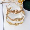 Comfort Fit Women Tiara Golden Leaf Bridal Wedding Hair Jewelry Fashion Headpiece Crown  Wedding