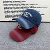 American Retro Old Gradual Change Baseball Cap Women's Shine Embroidery Soft Top Show Face Small Versatile Casual Summer Cap