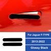 2PCS Real Carbon Fiber Car Door Handle Decoration Sticker For F-Type 2013-2022 Car Exterior Accessories
