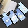 Caroon Cute C-Cinnamorolls PC+TPU Protective Phone Case For IPhone 17 16 Pro Max 15 Plus 14 13 12 11 Cover