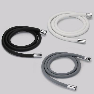 1.5/2M Silicone Flexible Shower Hose Anti-Winding Extension High Pressure Pipe Showerhead Tube Bathroom Faucte Accessorie