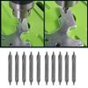 10Pcs Center Drill Bit HSS AType for Die Stainless Steel AllGround Spiral Positioning 1.5mm