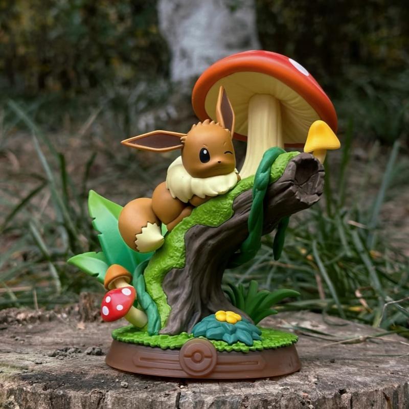 2026  Funism  Serie Eevee 3th  Anime Figure Doll Toy Desktop Decoration Model Festival Birthday Gift