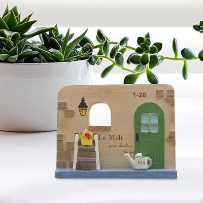 House Stairs Sculpture Mini Dollhouse Decor Novely Micro Landscape Photo Prop for Living Rooms