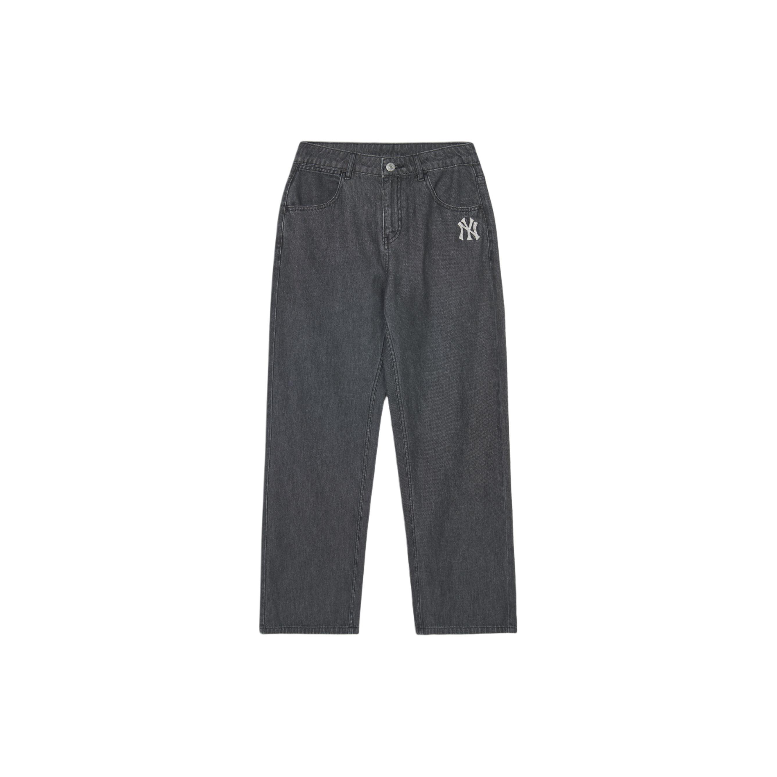 

New MLB SS24 New York Yankees Jeans Women s Black 3FDPB0341-50BKS S