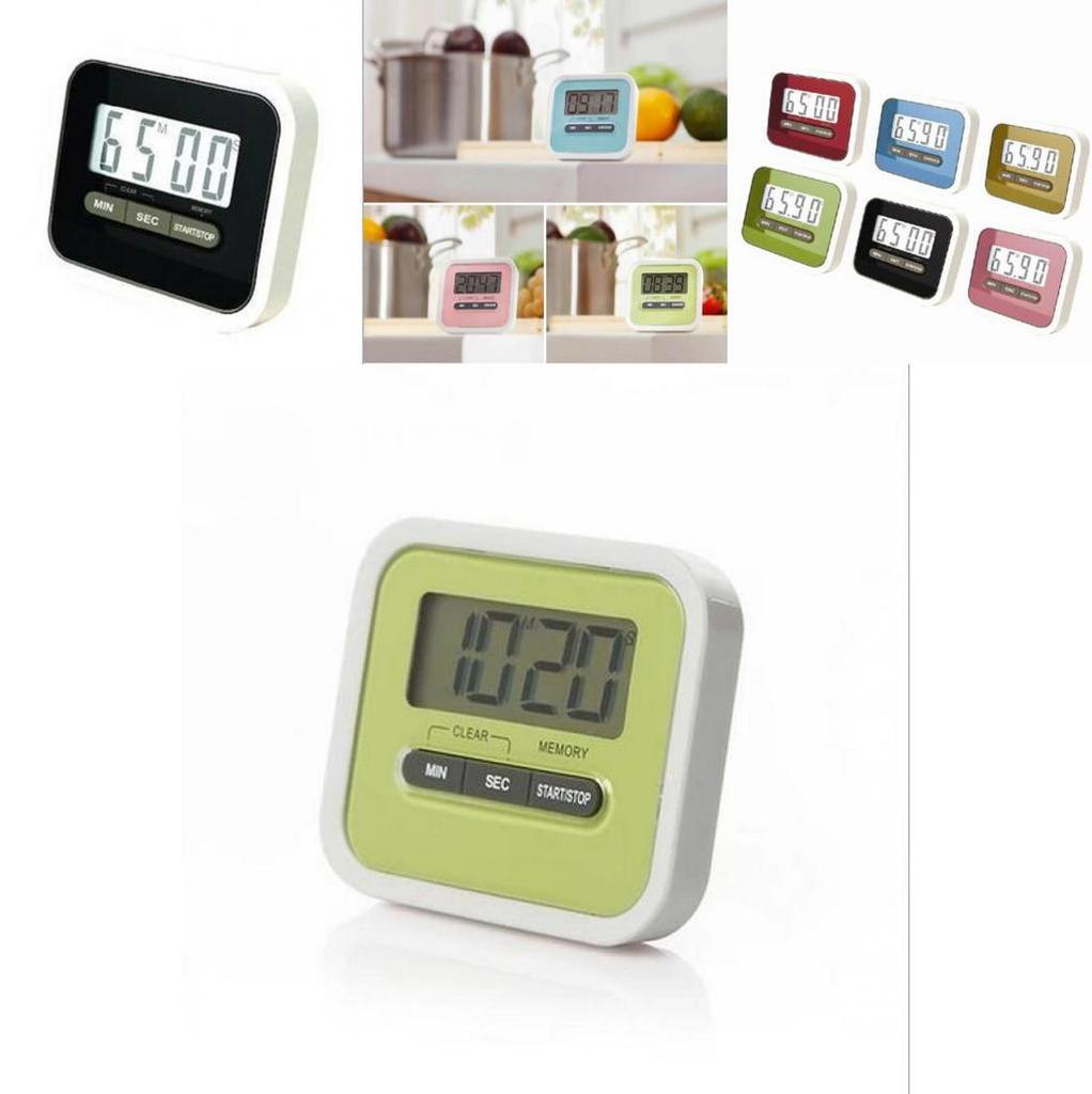 Ultra Stylish Magnetic Digital Lcd Kitchen Timer With Fashionable Design For Kitchens