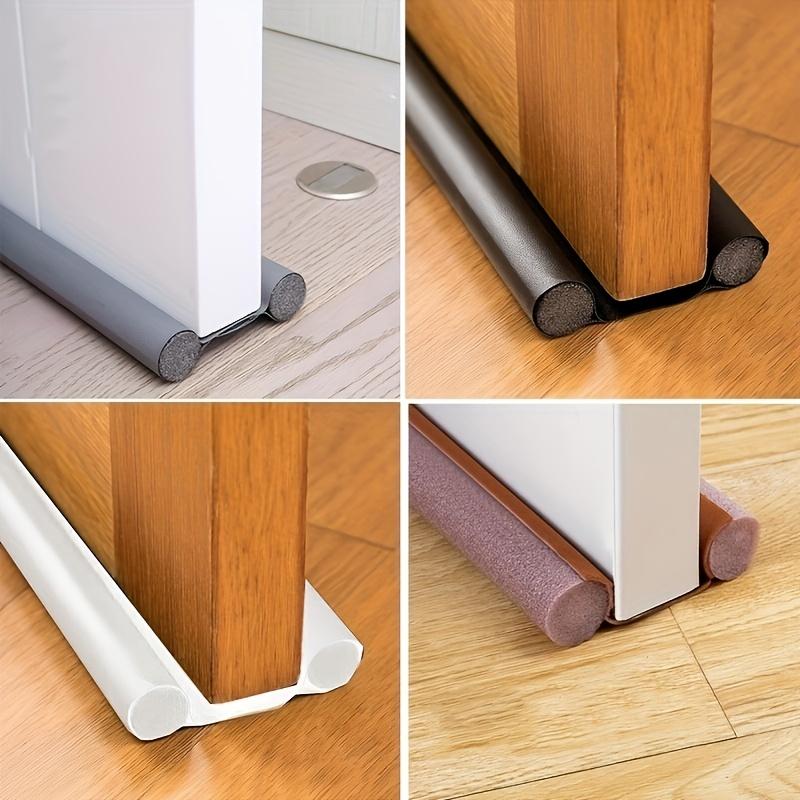 1PC Self-Adhesive Door Bottom Seal Strip Sound Insulation, Anti-Theft, Windproof, Waterproof Protection for Doors & Windows - Under Door Installation