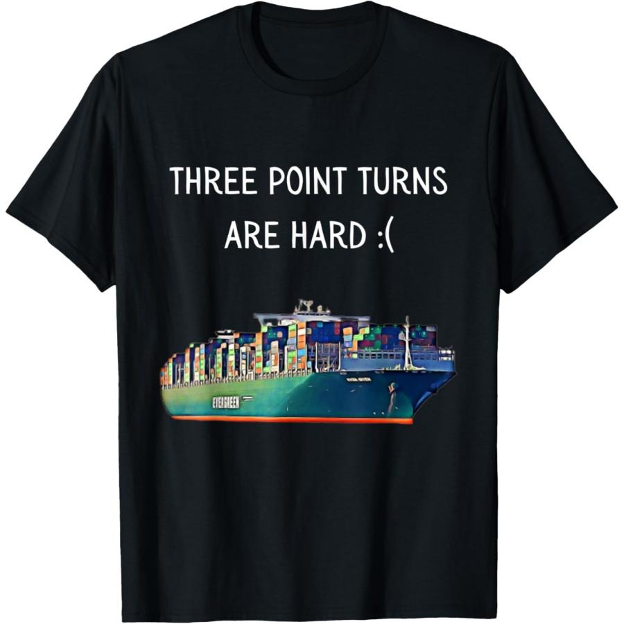 

Развороты в три приема сложны _( Забавная футболка с мемом про корабль в Суэцком канале XXXXXL разноцветный