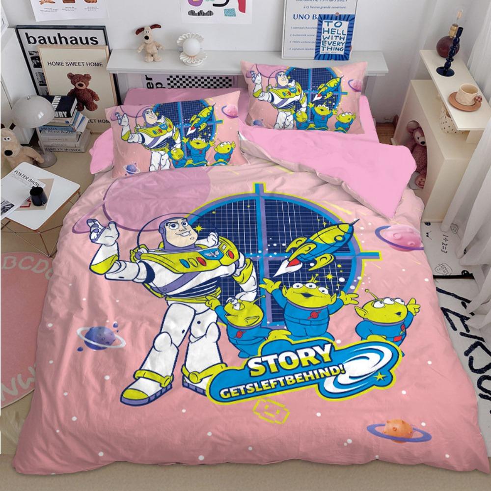 Toy Duvet Cover pillowcase Bedding Bedroom Decoration Children Gift adult Single Double bed Large SizeZip Duvet Cover