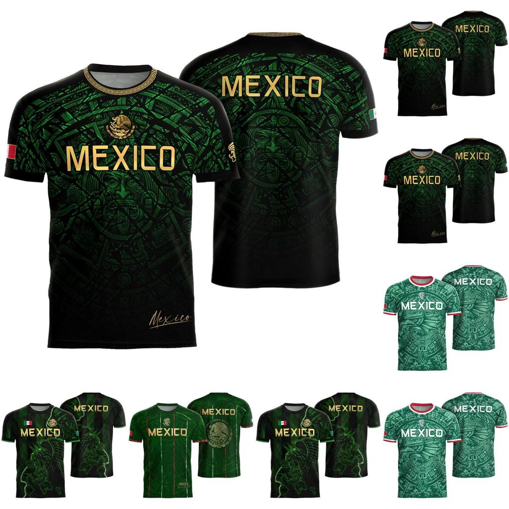 Mexico Soccer Fan Jersey Short Sleeve Breathable Lightweight Sports Shirt for Men and Women Suitable for Outdoor Activities and Game Day Apparel