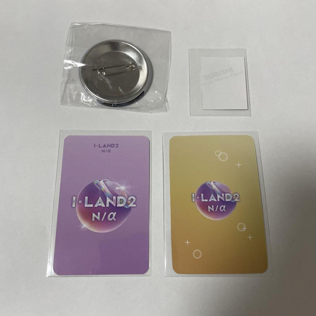 [USED] iland2 izna popup trading card ID photo badge Saran