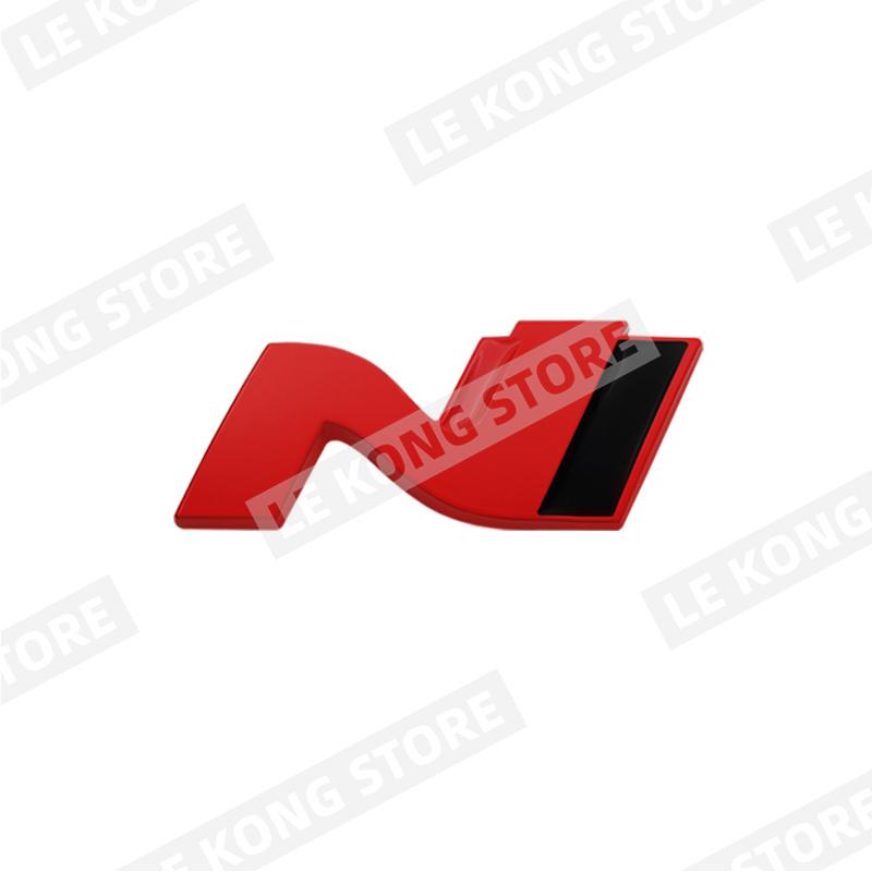 CMMR4 N Performance Abzeichen Emblem Fronthaube Kühlergrill Aufkleber Decal Für Hyundai Sonata Elantra Veloster I20 I30 I10 I40 Metall Auto Styling
