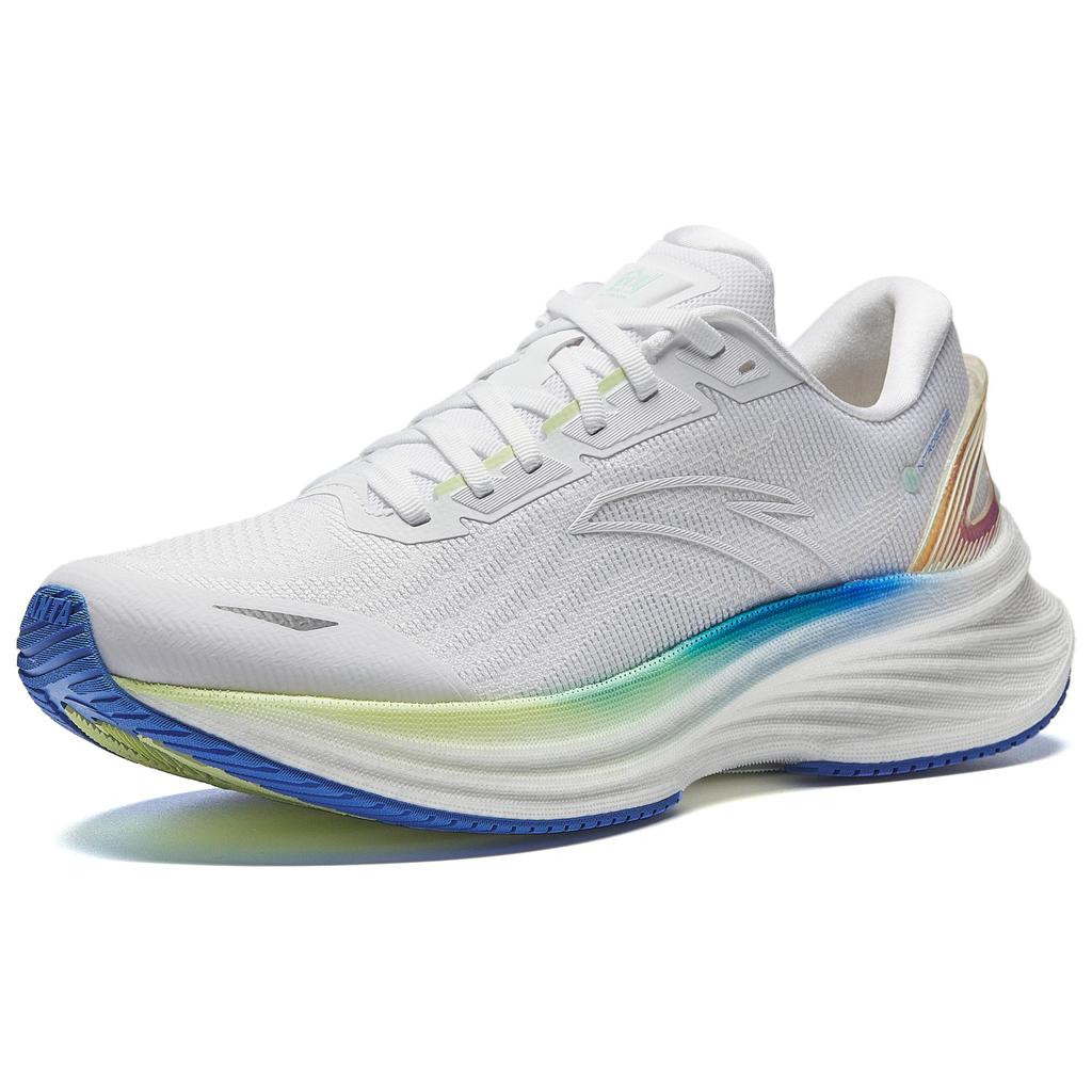 New Anta Slip Resistant, Abrasion Resistant, Breathable Low Top Casual Running Shoes Men's Pure White 912515507-1