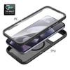 PET Screen Protector Skin Feel Magnetic Phone Case For Motorola Moto G67 G77 TPU Frame Translucent Frosted Acrylic Cover Fundas