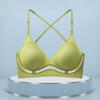 Traceless comfortable underwear women's beautiful back new popular bra big chest small chest gathering summer thin bra