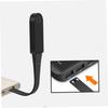 Reading Lamp Clip Touch Dimming USB Power Book Light with 360 Flexible Neck, Black, 20x2.6x0.98cm