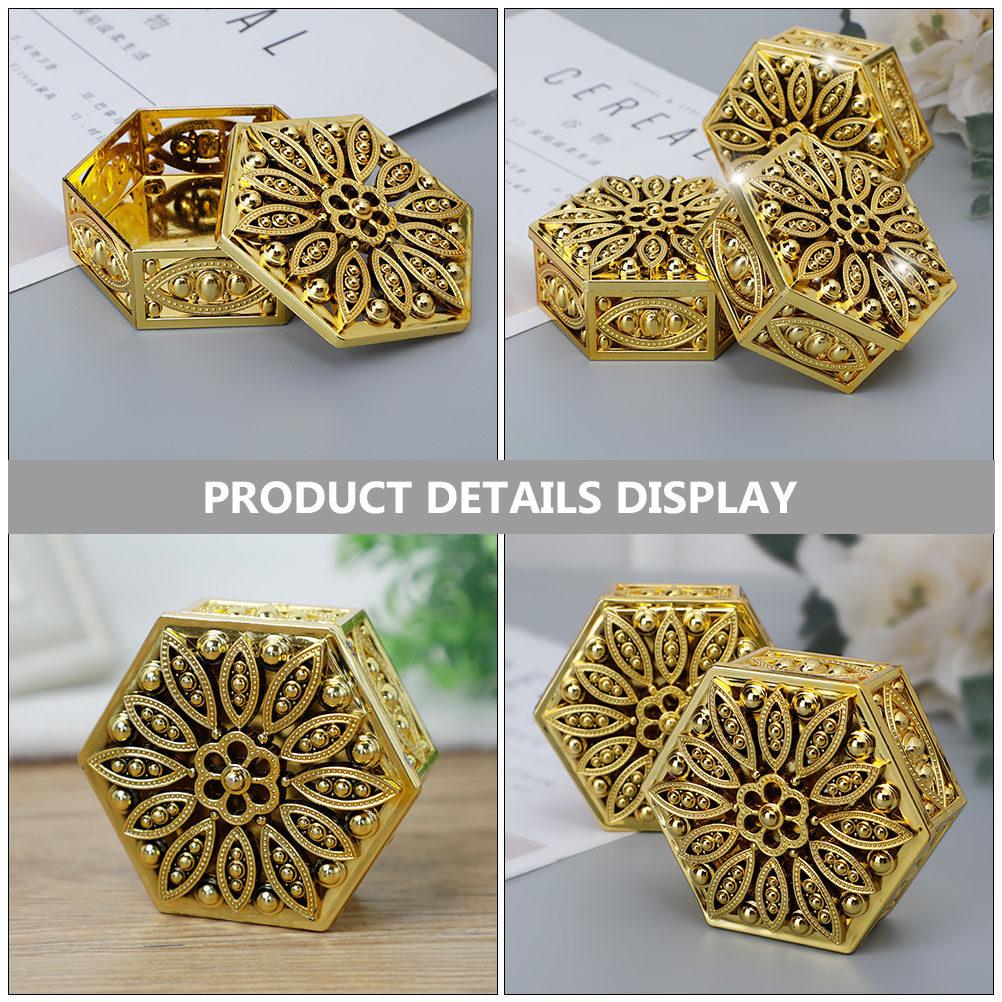 12Pcs Decorative Candy Box Premium Gift Packaging Container for Birthday Anniversary Wedding Treats Fine Workmanship Hollow