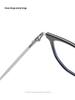 2026 Simple Retro TR Frame Blue Light Blocking Glasses 1813 for Business & Casual Use
