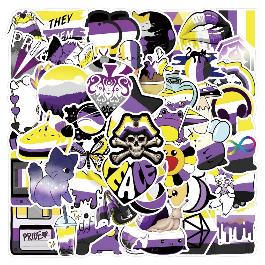 50/100 Naklejek Graffiti Udekoruj Walizkę Lodówkę Deskorolkę DIY Naklejki Osobowości