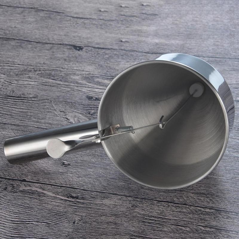 Stainless Steel Piston Funnels Octopus Balls Gadgets with Rack Batter Dispensers Cake Decorating Tools Funnel Dispensers