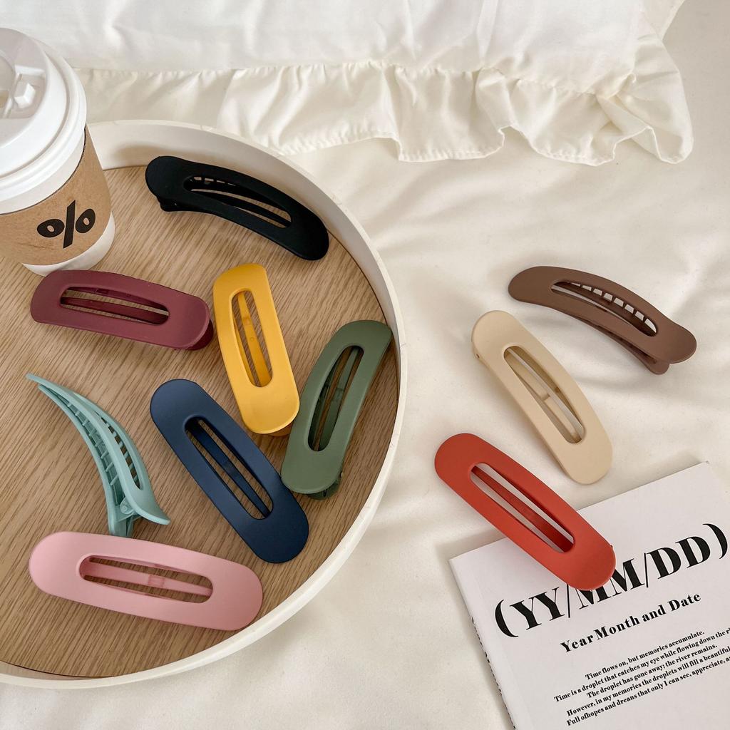 Oversized Face Wash Hairpin, Simple And Cute Back Of Head, Broken Hair Bangs Clip, Top Clip, Side Duck Bill Clip Headdress.