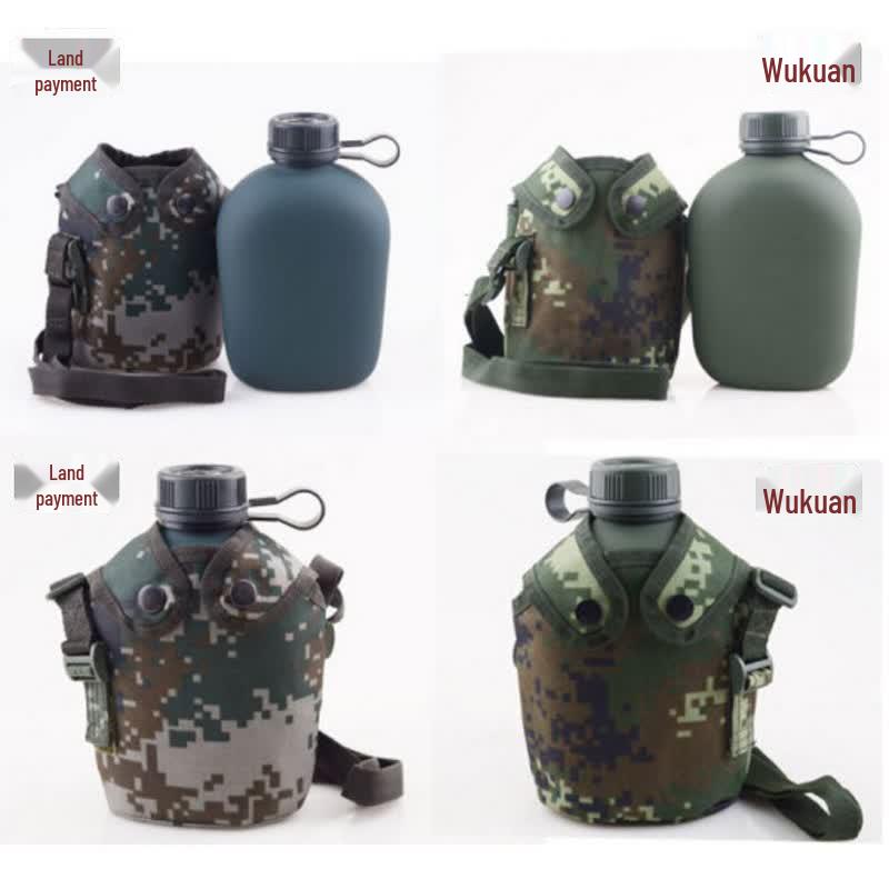 Xinkedun 1L Outdoor Military Thickened Water Bottle