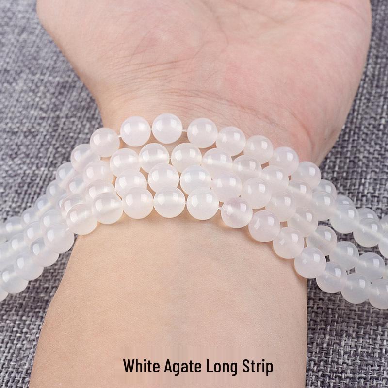 

7A Grade Natural Yellow Agate Beaded Strands, Loose Spacer Beads for DIY Jewelry Accessories 6MM Strand (~62 beads)