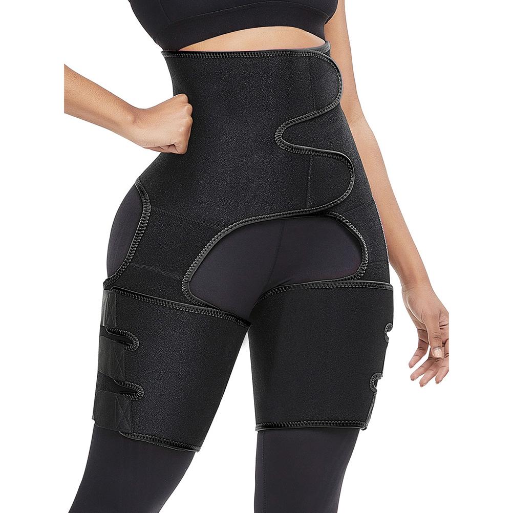 Verstellbarer Neopren-Schlankheitsgürtel Damen Körper Bein Former Gewichtsverlust Fettverbrennung Taillengürtel Workout Oberschenkelformer