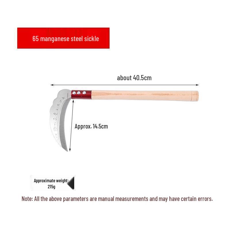 Серп из марганцевой стали: Резак для пшеницы, кукурузы и травы для садоводства и прополки