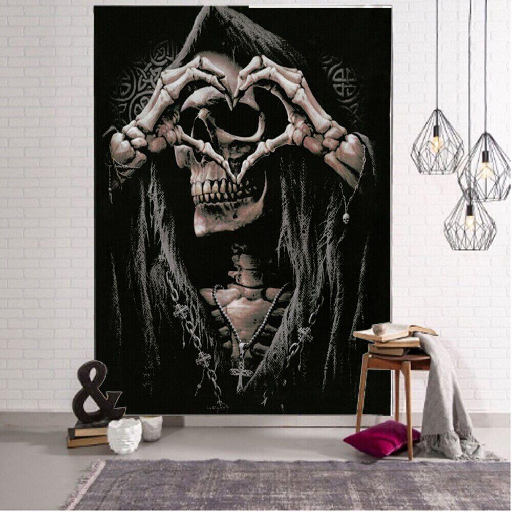 Tapestry Gothic Death 75x100