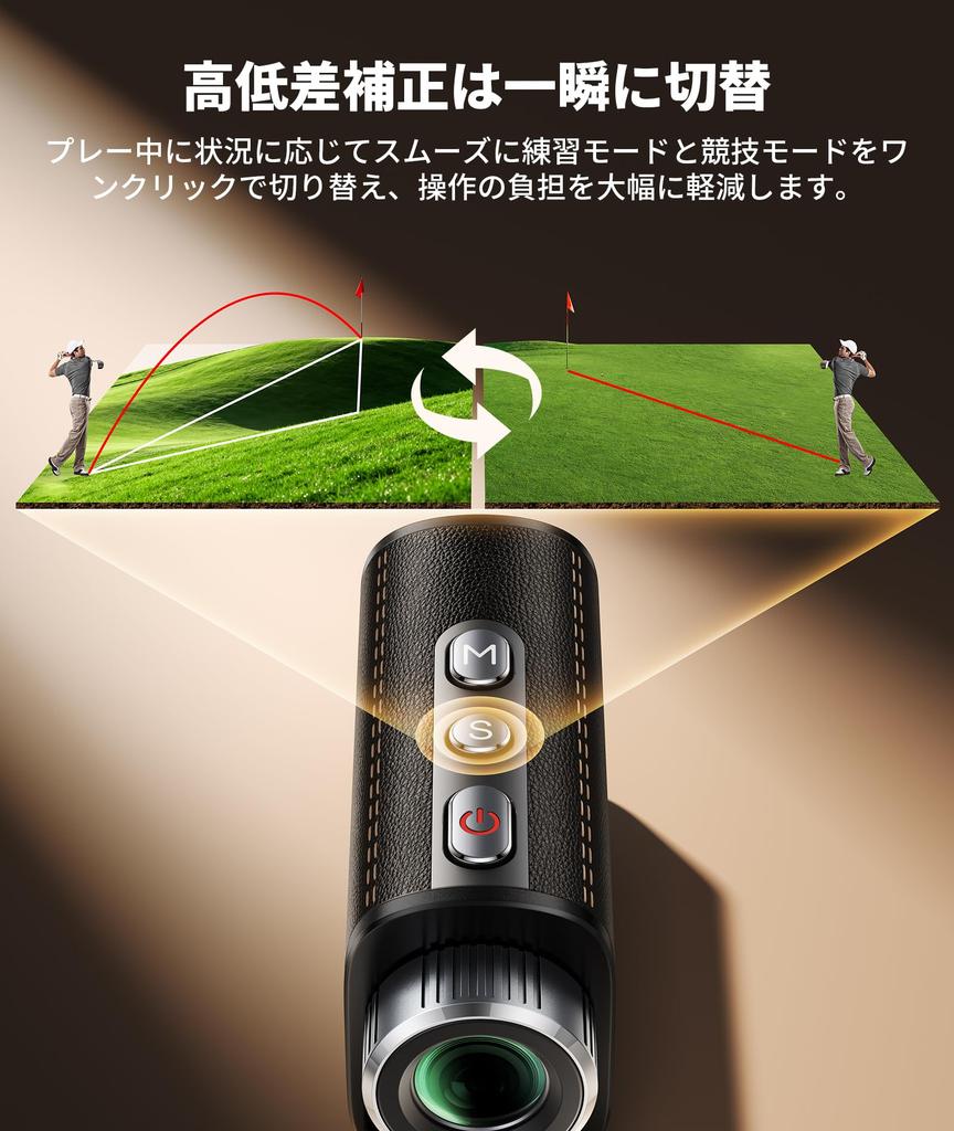SILLAID Golf Laser Rangefinder VE1/VE2: Ultra-compact, fastest 0.02s measurement, 3-point distance measurement, 7x magnification, high-transparency le