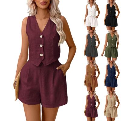 Modieuze Casual Knopen,Omhoog Set Grote Maat Shirt Twee,Delig Set