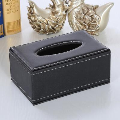 4 Sizes Faux Leather Rectangle Paper Holder Tissue Dispenser Storage Box Car Home Decor High Uality Tissue Box Rectangle