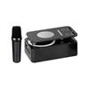 360° Rotating Mobile Phone Holder & Bluetooth Speaker with Microphone and Folding Multifunctionality