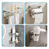 Stainless Steel Towel Rack Mounting Hardware Set, Wall Mount Replacement Accessories Bathroom Storage Rack Accessories