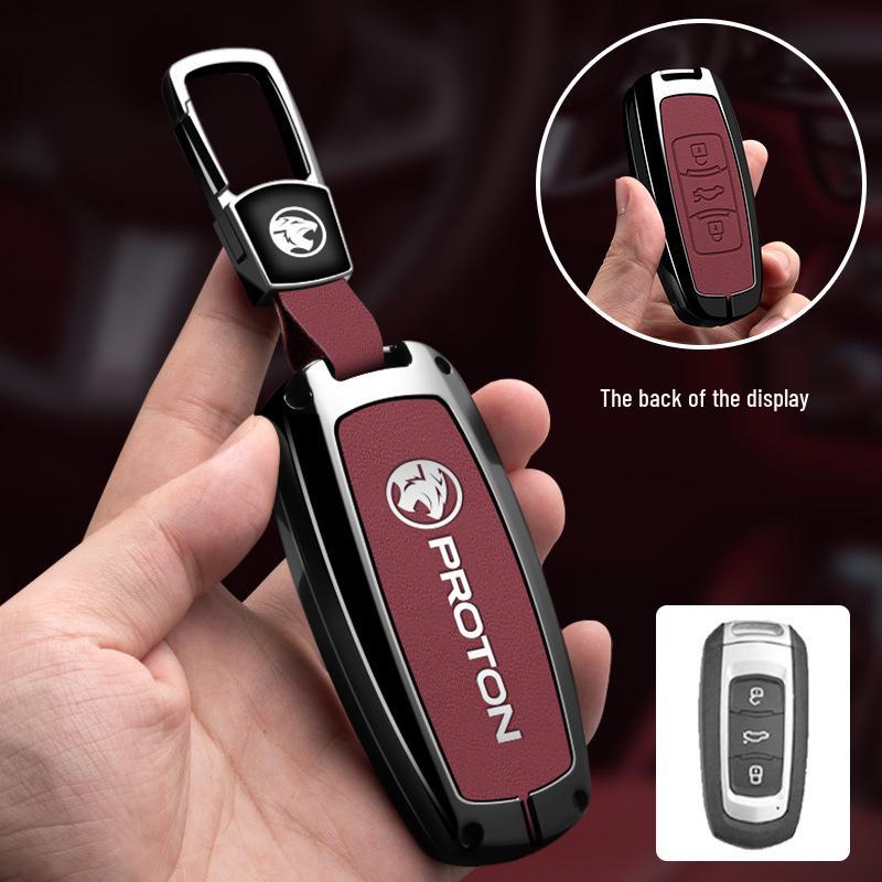 Proton X70 Key Cover: Customizable Car Key Case with Proton Logo.