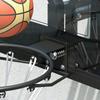 Wandmontierter Basketballkorb, Reißfestes Netz, Wetterfest, Langlebig, für den Innen- und Außenbereich, Schwarz