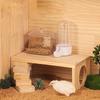 Platforms for Hamster Cage Wooden Hamster Toys Space-Saving Climbing Toy for Small Animals Guinea Pigs Gerbils Chinchillas Mice