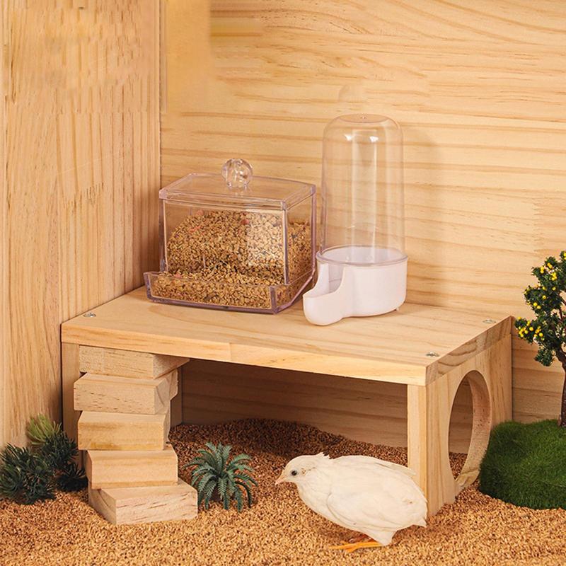 Platforms for Hamster Cage Wooden Hamster Toys Space-Saving Climbing Toy for Small Animals Guinea Pigs Gerbils Chinchillas Mice