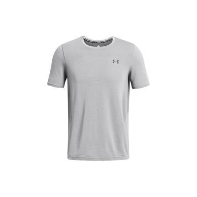 Logo Print Round Neck Seamless Short Sleeve T-Shirt Men T-Shirt Light-Gray 1382801-011