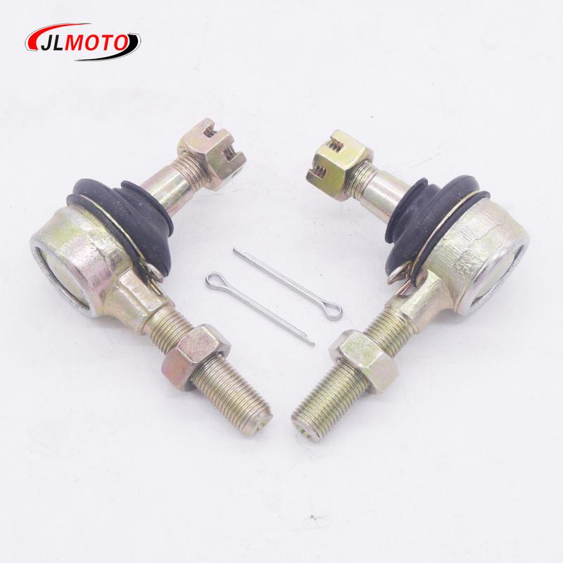 1 Pair M12-M12 LH & RH Thread Steering Tie Rod Ends kits Fit For ATV UTV Buggy Quad Bike Parts