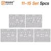 Amaoe BGA Reballing Stencil Template For iPhone 17 16 15 14 13 12 11 Pro Max XSMax 8 7P 7 6 A18 Tin Planting Soldering Net Tools