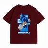 Unisexs Clothing New 100 Cotton Breathable Summer TShirt Dragon Ball Vegeta Blue Print Casual Streetwear Unisexs Tops
