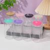 475ml 16oz Transparenter Plastikbecher mit Auslaufsicheren Deckeln Strohhalmen Ersatzdeckeln für Dosenförmige Eiskaffeebecher Niedlicher Tumbler-Becher