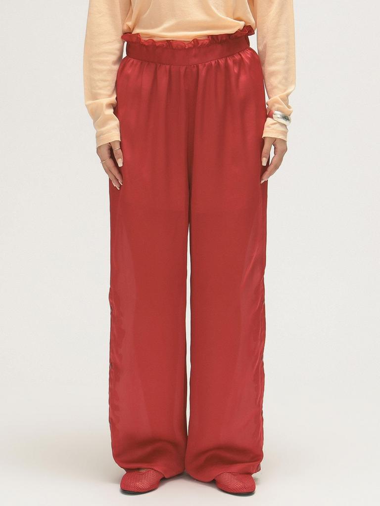 Beams Boy Maturely Snap Easy Work Pants, Women's, Red 0